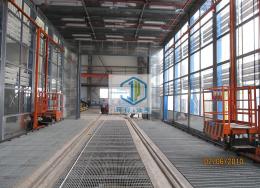 大型水旋喷漆室