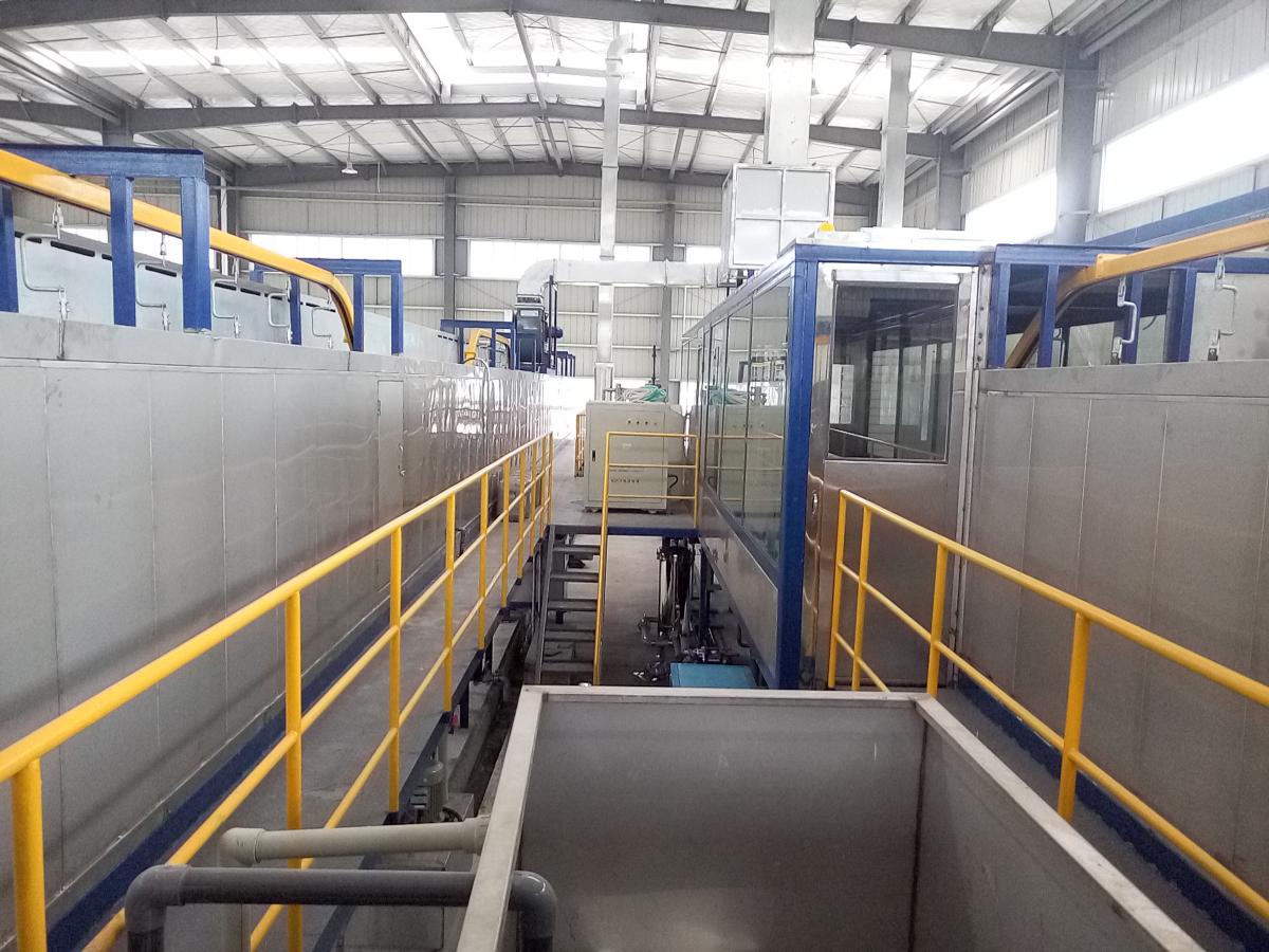 重庆劲源涂装珞璜电泳生产线调试成功